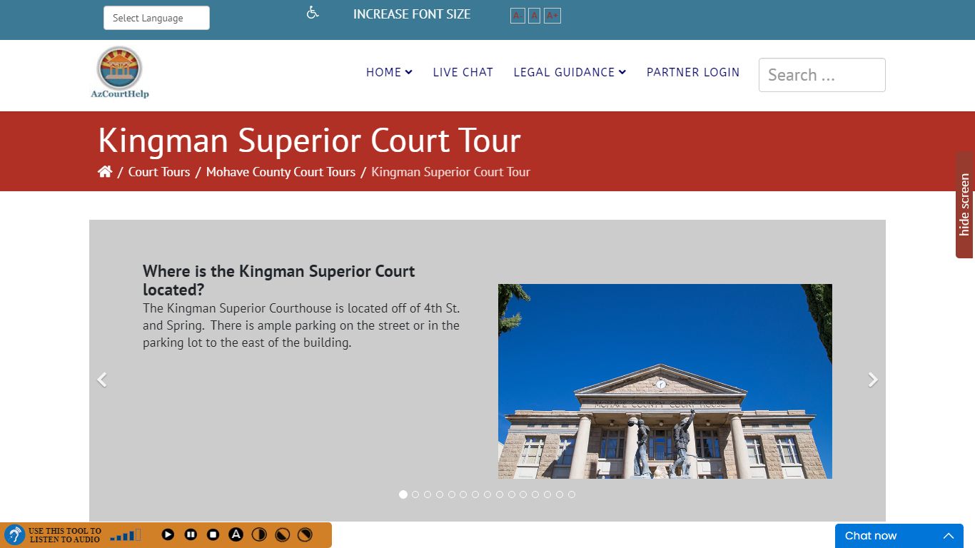 Virtual Tour of the Mohave Superior Court In Kingman, Arizona - AzCourtHelp